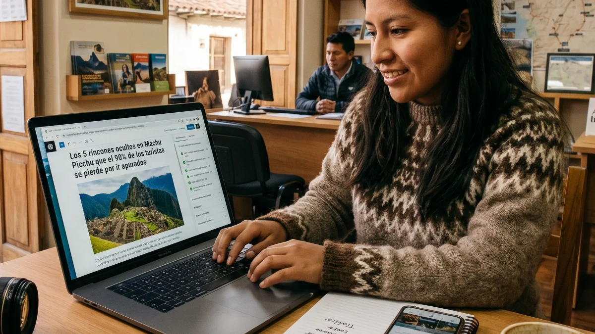 Estrategia de contenido SEO para turismo en Google Discover: blog de agencia de viajes con alto impacto visual en el feed móvil