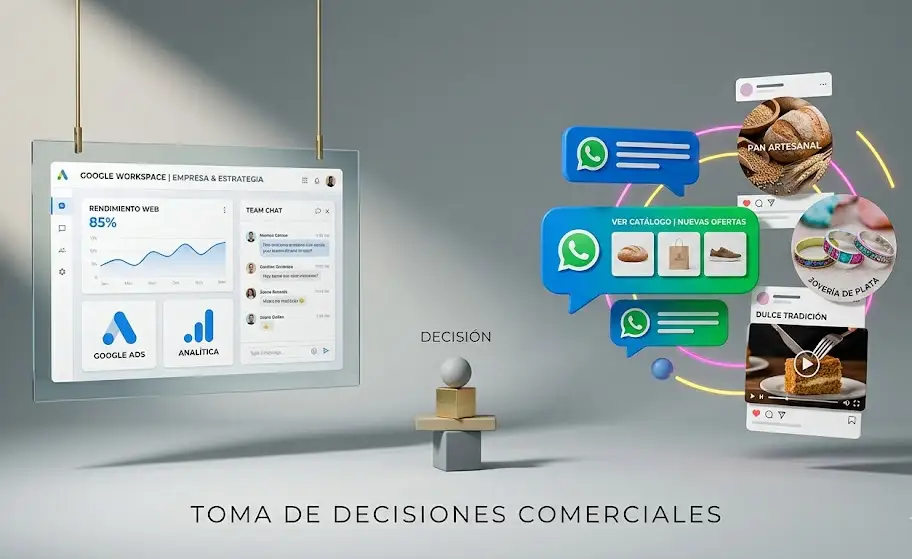 Toma de decisiones comerciales estratégicas para crear una página web en Cusco
